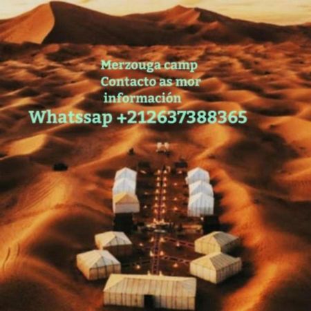 Erg Chebbi Camel Trek Camp Merzouga Exterior photo