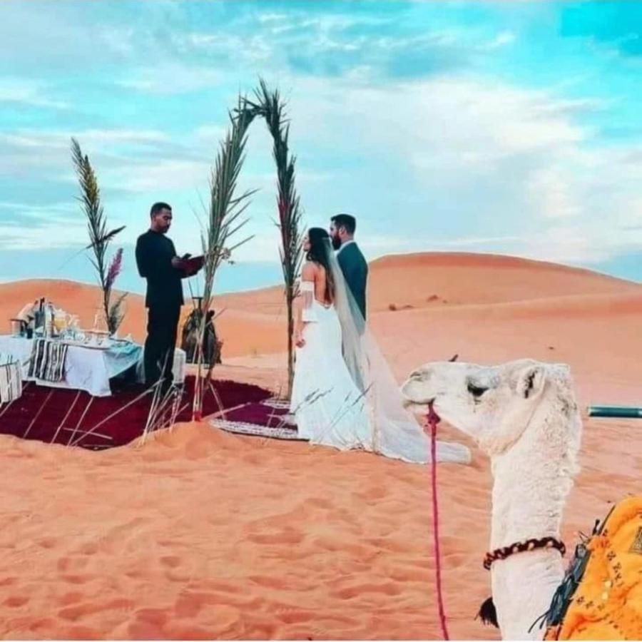 Erg Chebbi Camel Trek Camp Merzouga Exterior photo