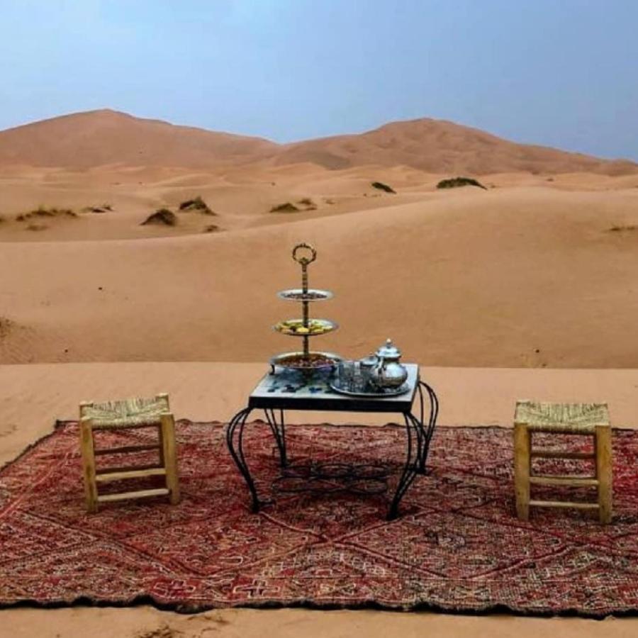 Erg Chebbi Camel Trek Camp Merzouga Exterior photo