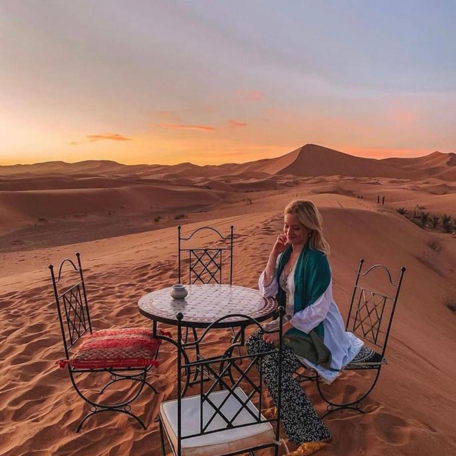 Erg Chebbi Camel Trek Camp Merzouga Exterior photo