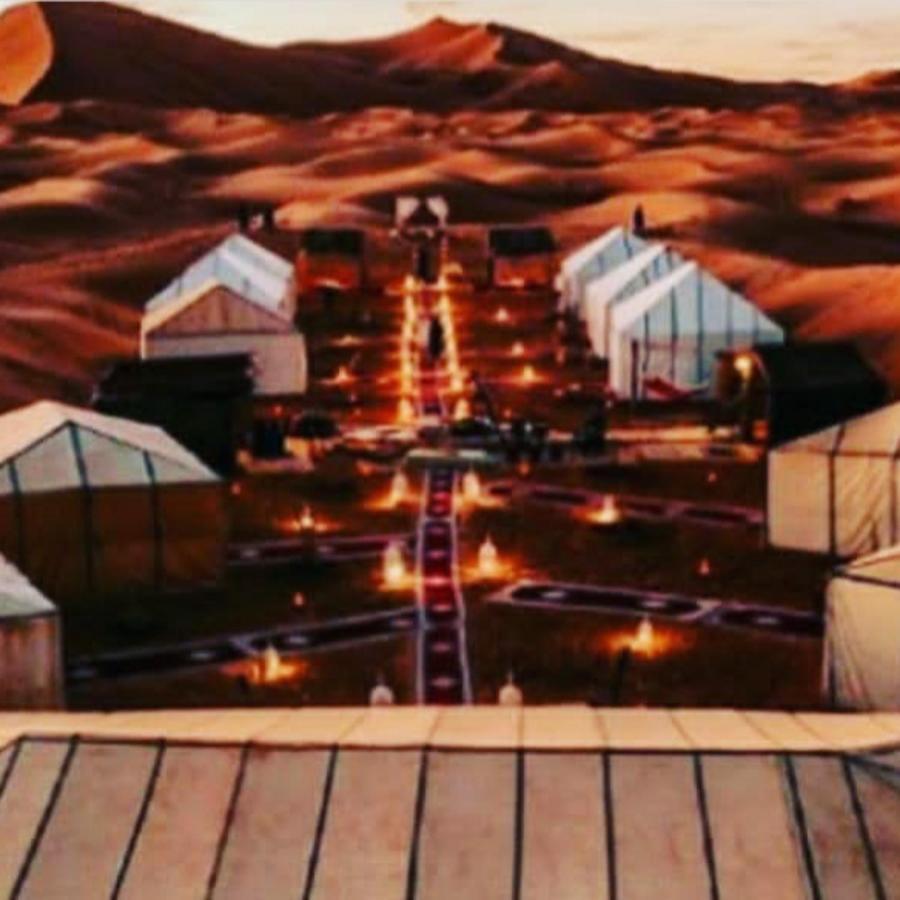 Erg Chebbi Camel Trek Camp Merzouga Exterior photo